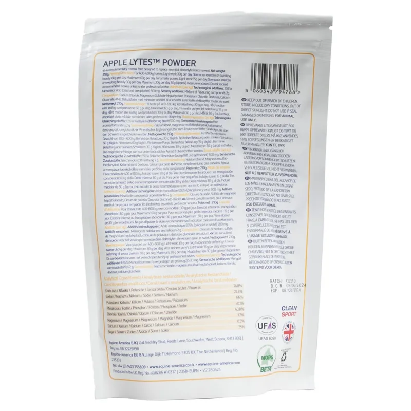 Equine America Apple Lytes Electrolytes Granules-2