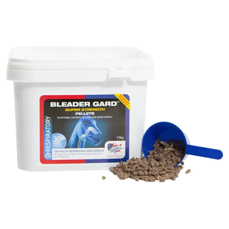 Equine America Bleader Gard Super Strength Respiratory Pellets-4