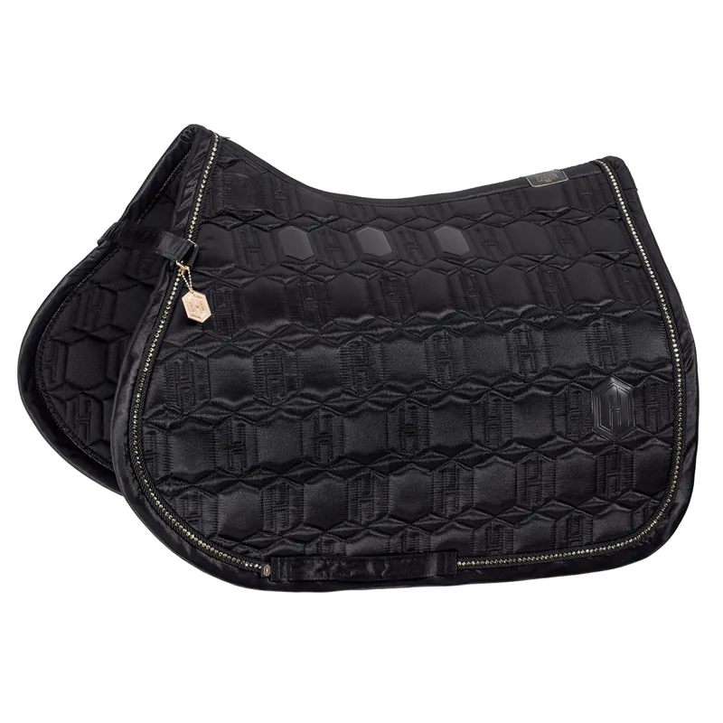 Eskadron Heritage Satin Crystal Jump Saddlecloth - Black