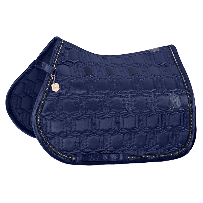 Eskadron Heritage Satin Crystal Jump Saddlecloth - True Blue