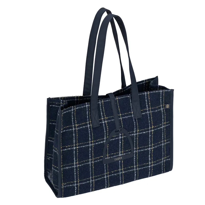 Eskadron Heritage Boucle Shopping Bag - Navy-1
