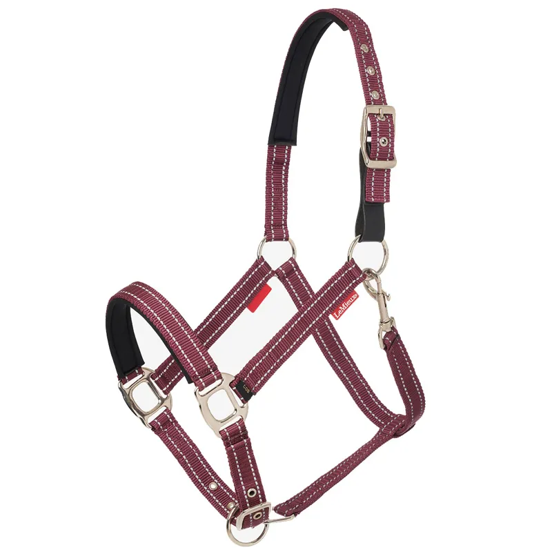 LeMieux Essential Yard Headcollar - Burgundy