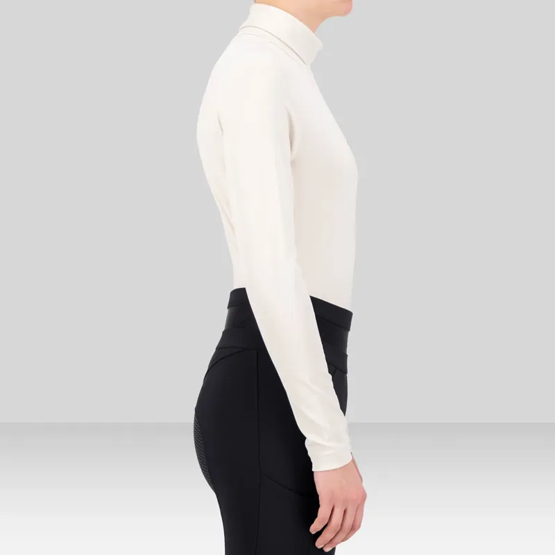 Euro-Star Sofia Ladies Roll Neck Top - Ivory-1