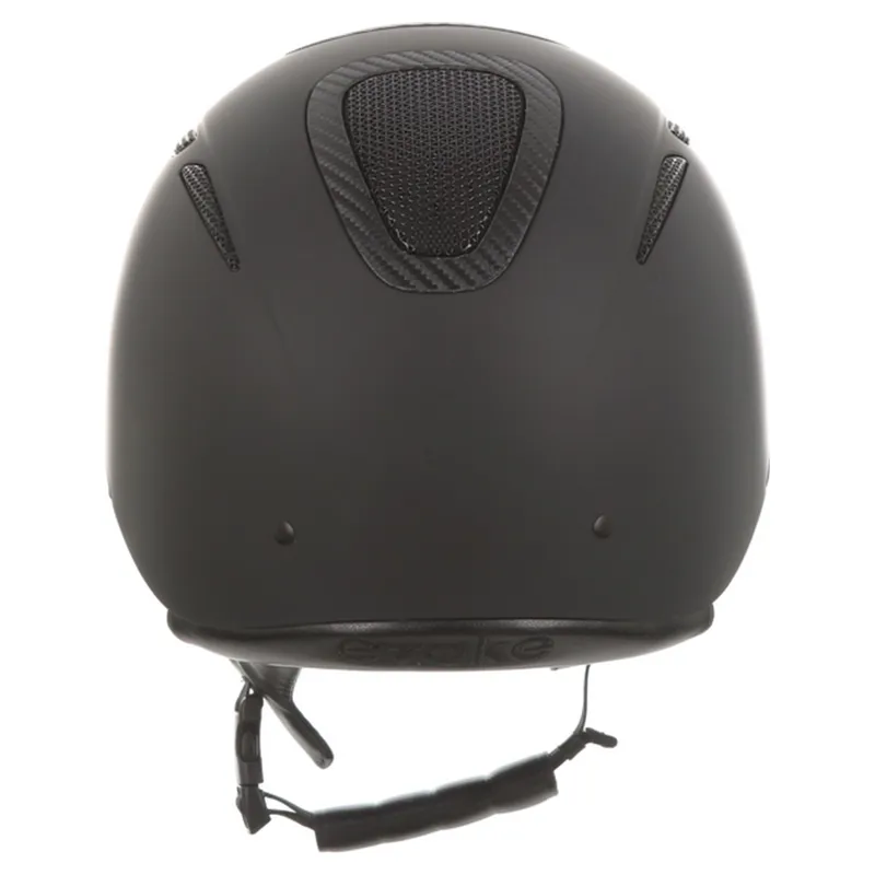 Evoke Elara Classic Peak Riding Hat - Black/Carbon-2