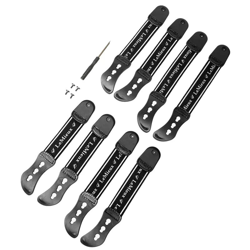 LeMieux Exo-Flex Ankle Fetlock Boots Spare Strap Set - Black