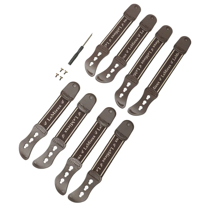 LeMieux Exo-Flex Ankle Fetlock Boots Spare Strap Set - Brown