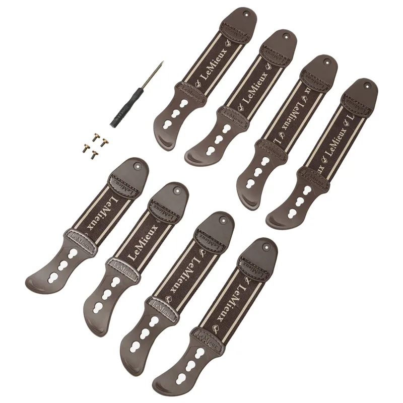 LeMieux Exo-Flex Tendon Boots Spare Strap Set - Brown