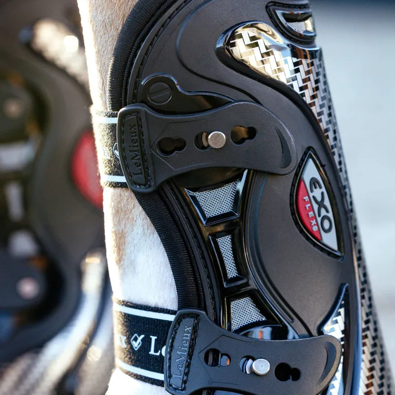 LeMieux Exo-Flex Tendon Boots - Black-4