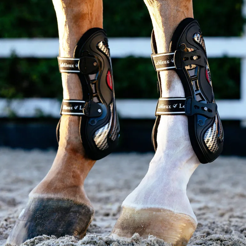 LeMieux Exo-Flex Tendon Boots - Black-5