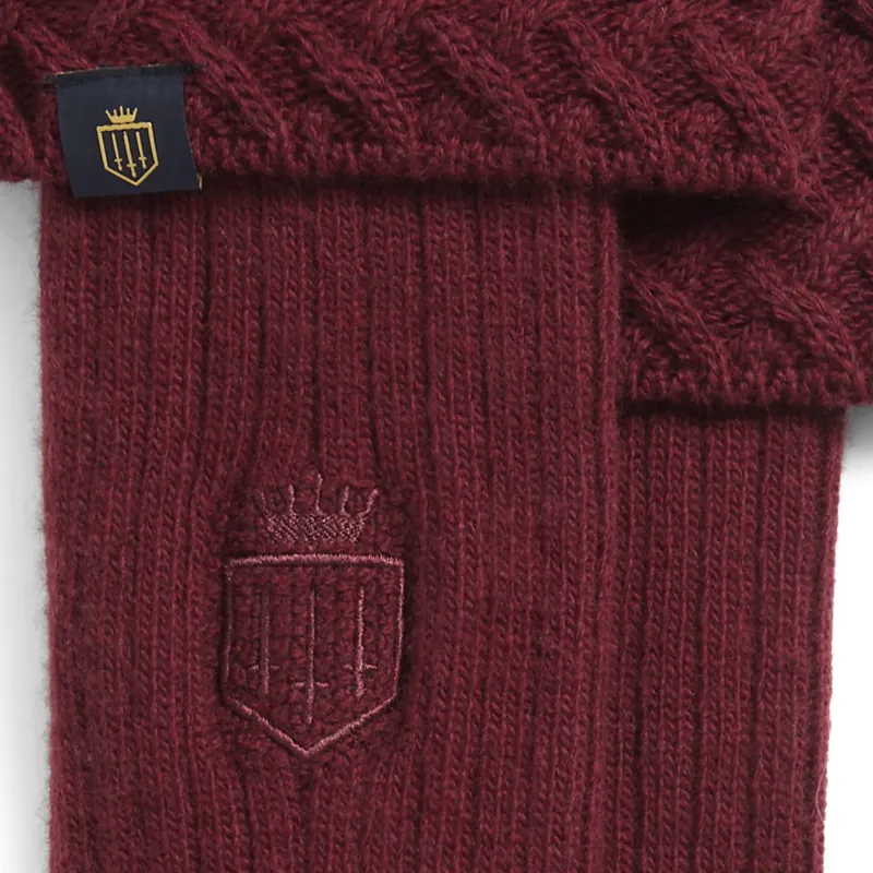 Fairfax and Favor Explorer Merino Wool Ladies Knee High Socks - Ruby-2