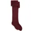 Fairfax and Favor Explorer Merino Wool Ladies Knee High Socks - Ruby