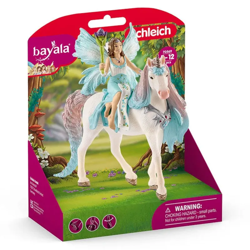 Schleich Bayala Fair Eyela and Princess Unicorn Toy Set-1