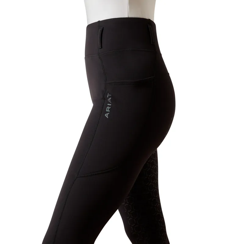 Ariat Venture 2.0 Thermal Full Grip Womens Riding Tights - Black-2