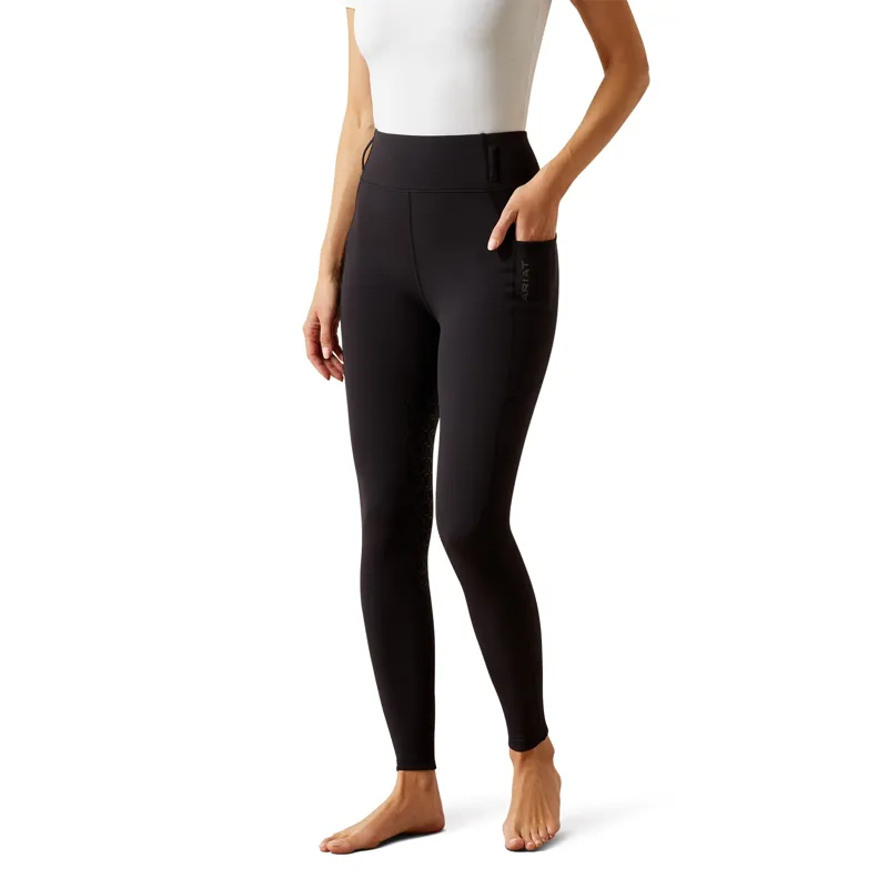 Ariat Venture 2.0 Thermal Full Grip Womens Riding Tights - Black