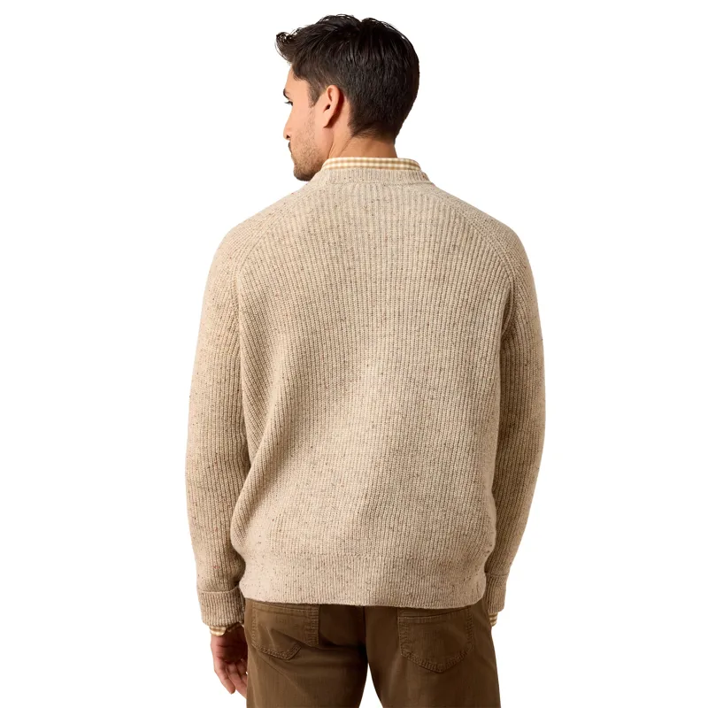 Ariat Country Heddon Mens Sweater - Oatmeal-2