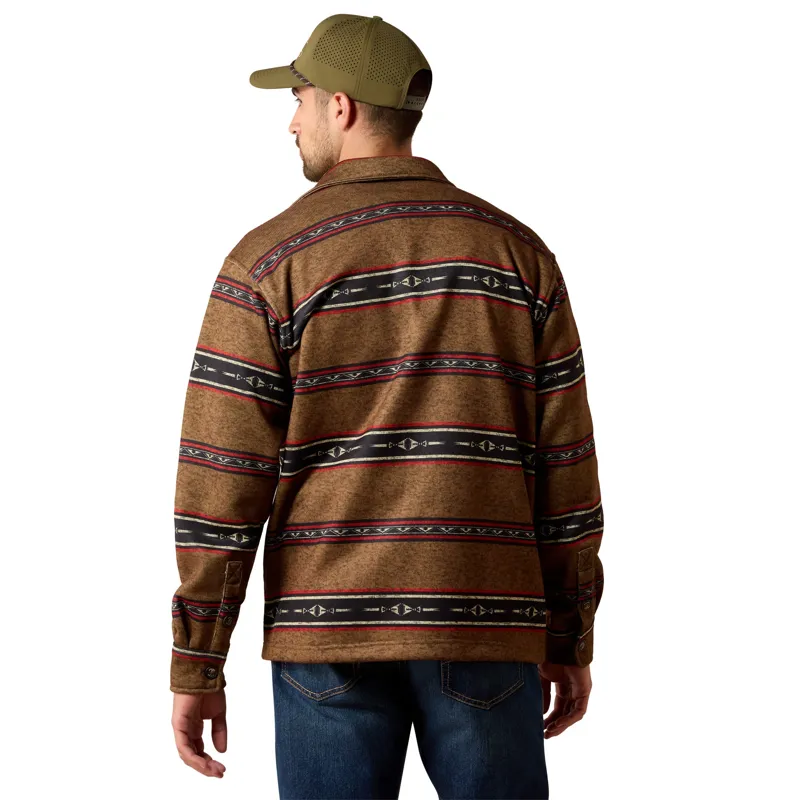 Ariat Caldwell Mens Shirt Jacket - Toffee Serape-1