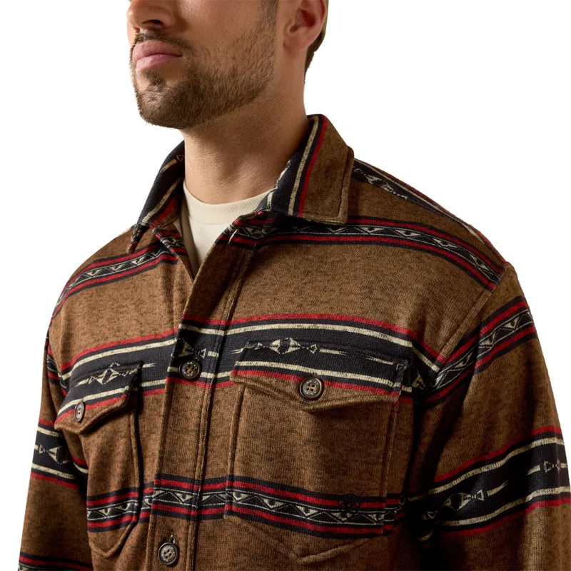 Ariat Caldwell Mens Shirt Jacket - Toffee Serape-2
