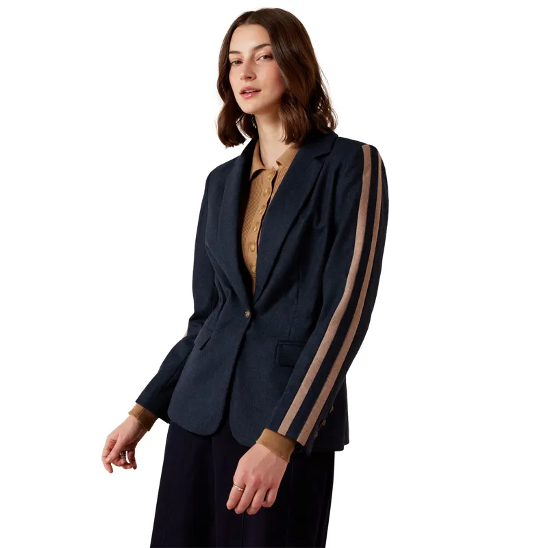 Ariat Dornie Womens Blazer - Navy-2