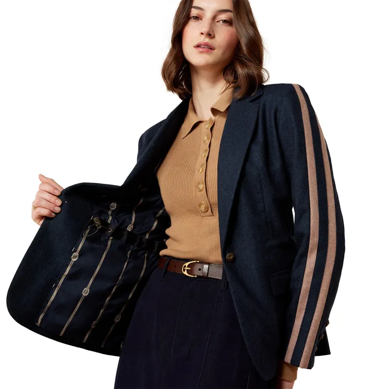 Ariat Dornie Womens Blazer - Navy-6