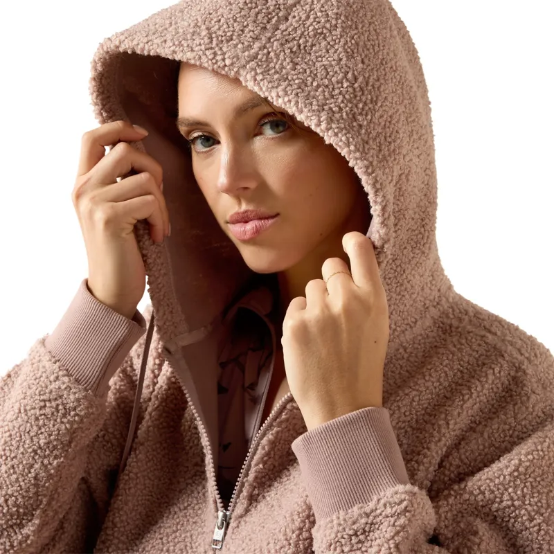 Ariat Orinda Womens Borg Hoodie - Sphinx-3