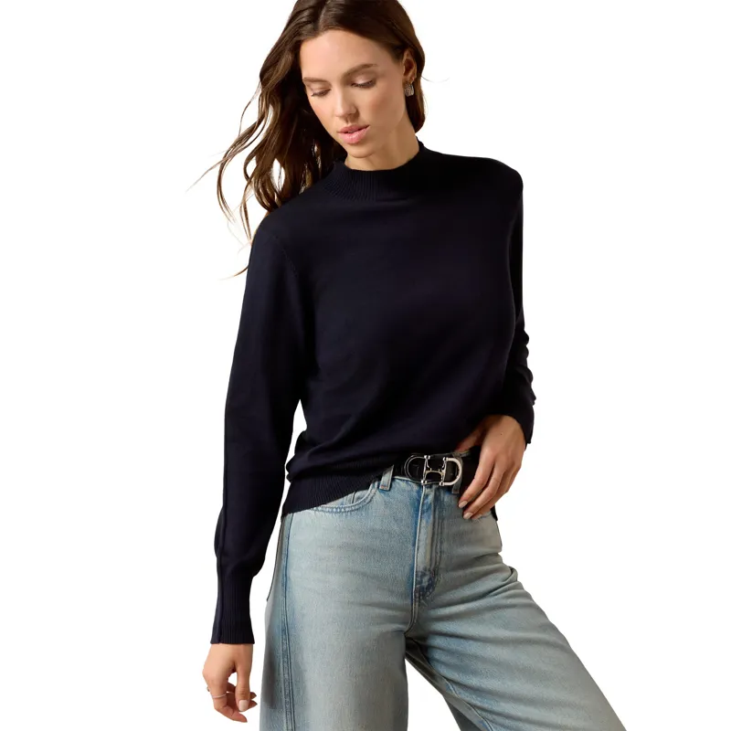 Ariat Coney Womens Sweatshirt - Show Navy-3