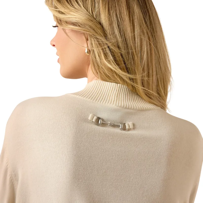 Ariat Coney Womens Sweatshirt - Antique White-4