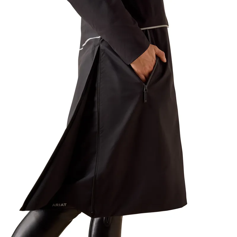 Ariat Long Rider Womens Waterproof Coat - Black-3