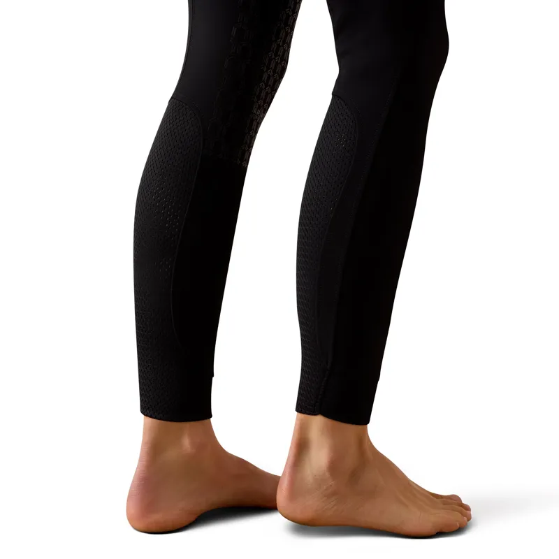 Ariat Tri Factor Vivacity Heat Half Grip Womens Breeches - Black-6