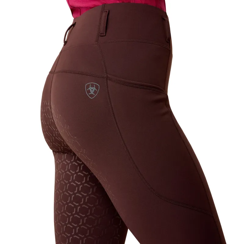 Ariat Venture 2.0 Thermal Full Grip Riding Tights - Chocolate Plum-3