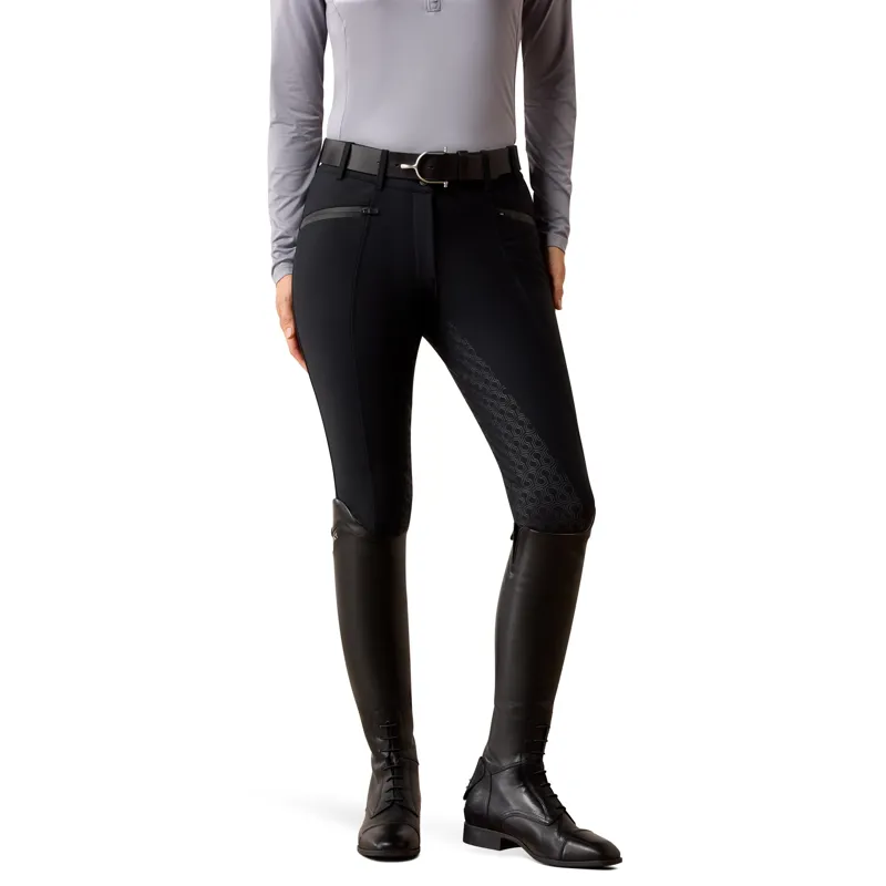 Ariat Troika Waterproof Full Grip Womens Breeches - Black-2