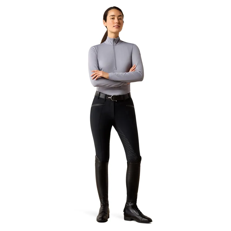 Ariat Troika Waterproof Full Grip Womens Breeches - Black-5