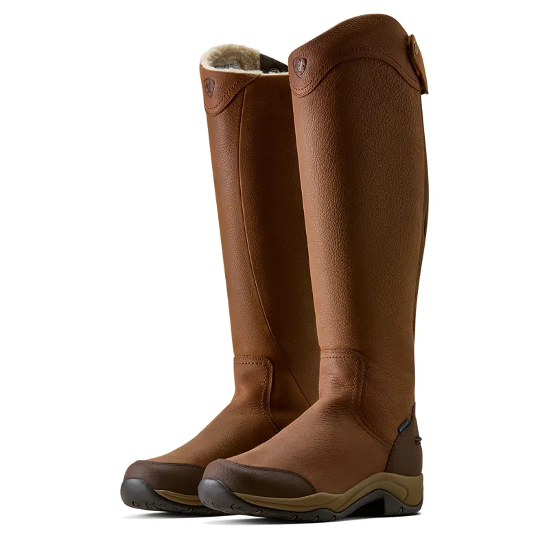 Ariat Telluride Tall Sherpa Waterproof Womens Boots - Barn Brown-1
