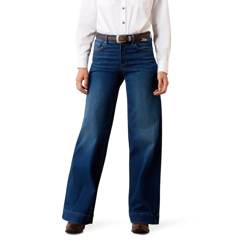 Ariat Revel Vilma Ultra Stretch Womens Wide Leg Jeans - Norwalk