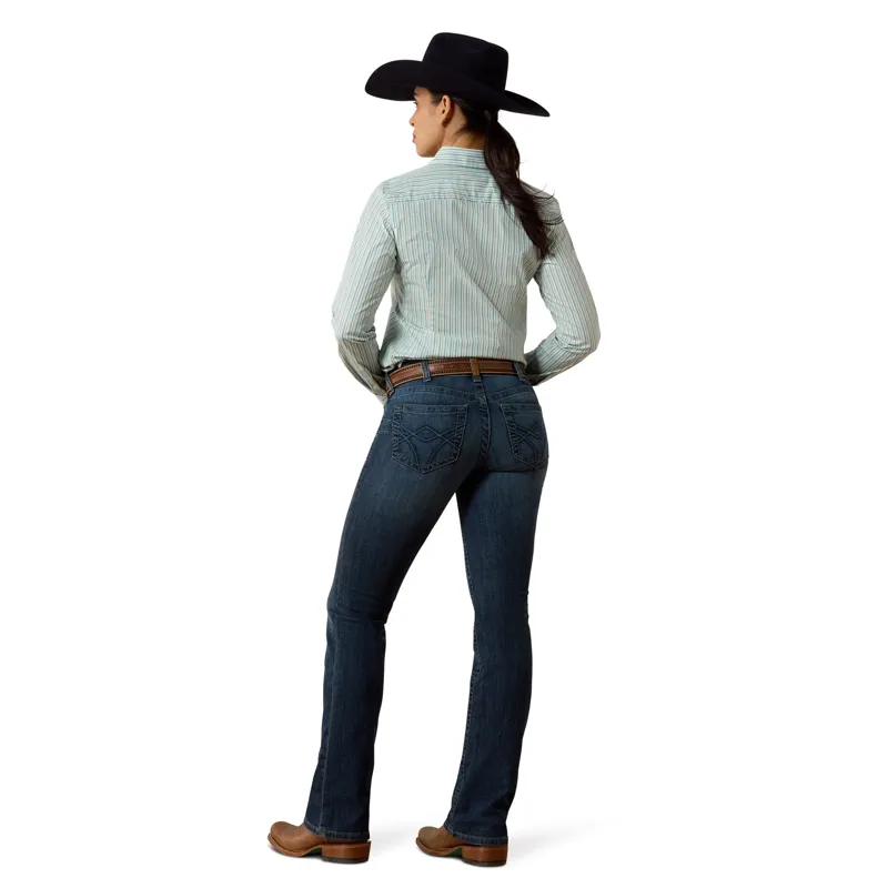 Ariat Luisa Womens Mid Rise Boot Cut Jeans - Pasenda-3