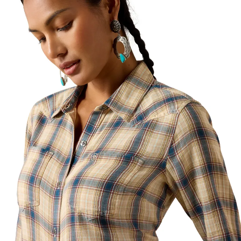 Ariat Billie Jean Womens Shirt - Horizon Plaid-2