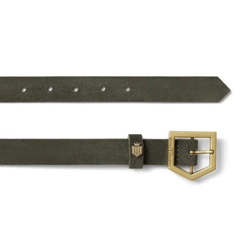 Fairfax and Favor Sennowe Belt - Moss Green-3
