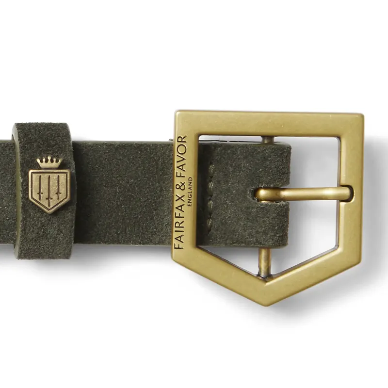 Fairfax and Favor Sennowe Belt - Moss Green-4