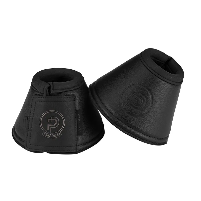 Eskadron Platinum Faux Leather Overreach Boots - Black