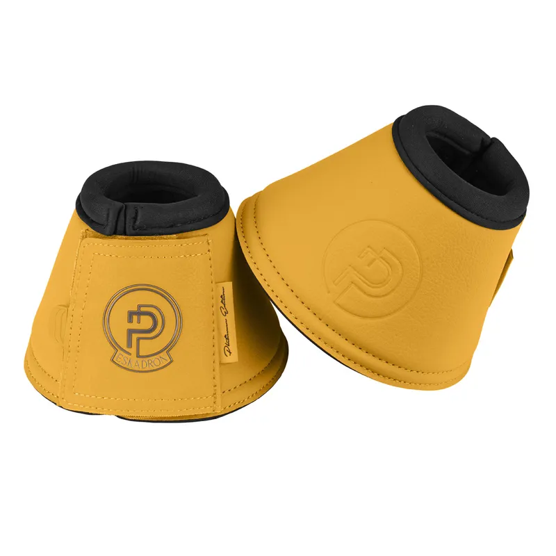 Eskadron Platinum Faux Leather Overreach Boots - Golden Yellow