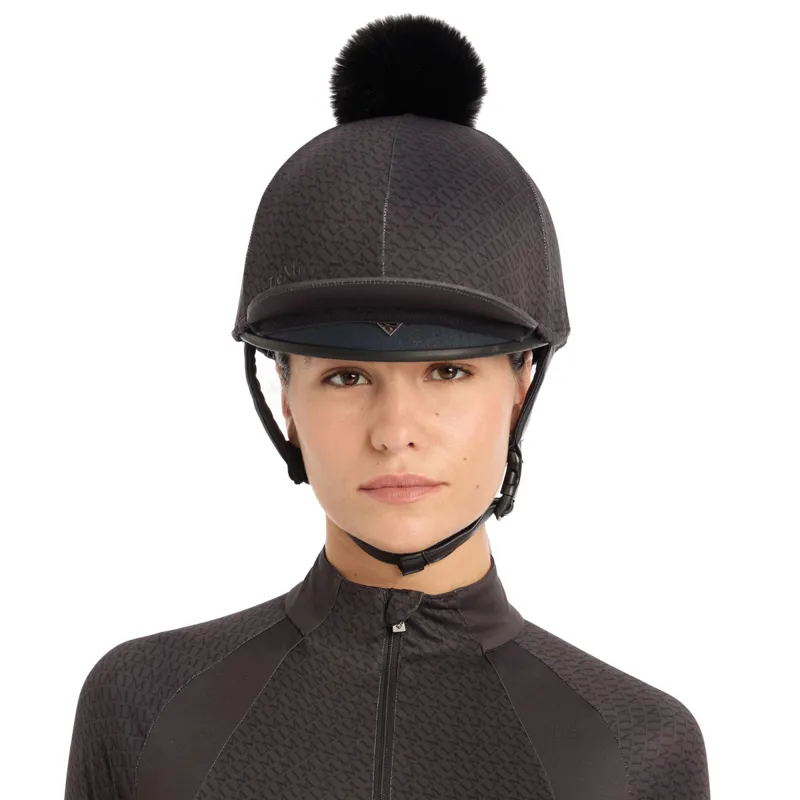 LeMieux Faith Hat Silk - Cinder-5