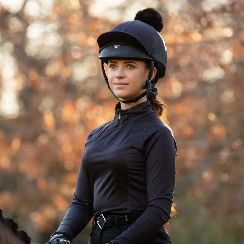 LeMieux Faith Hat Silk - Cinder-1