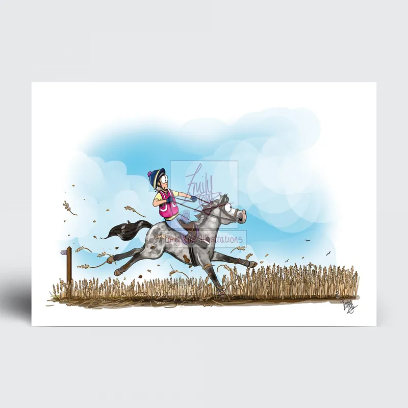Emily Cole Greeting Card - Farmer's Field