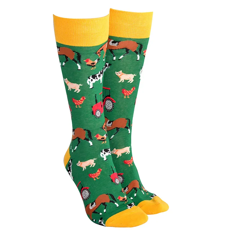 Sock Society Socks - Farmyard/Green