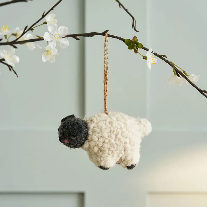 Sophie Allport Felt Bauble - Sheep-1
