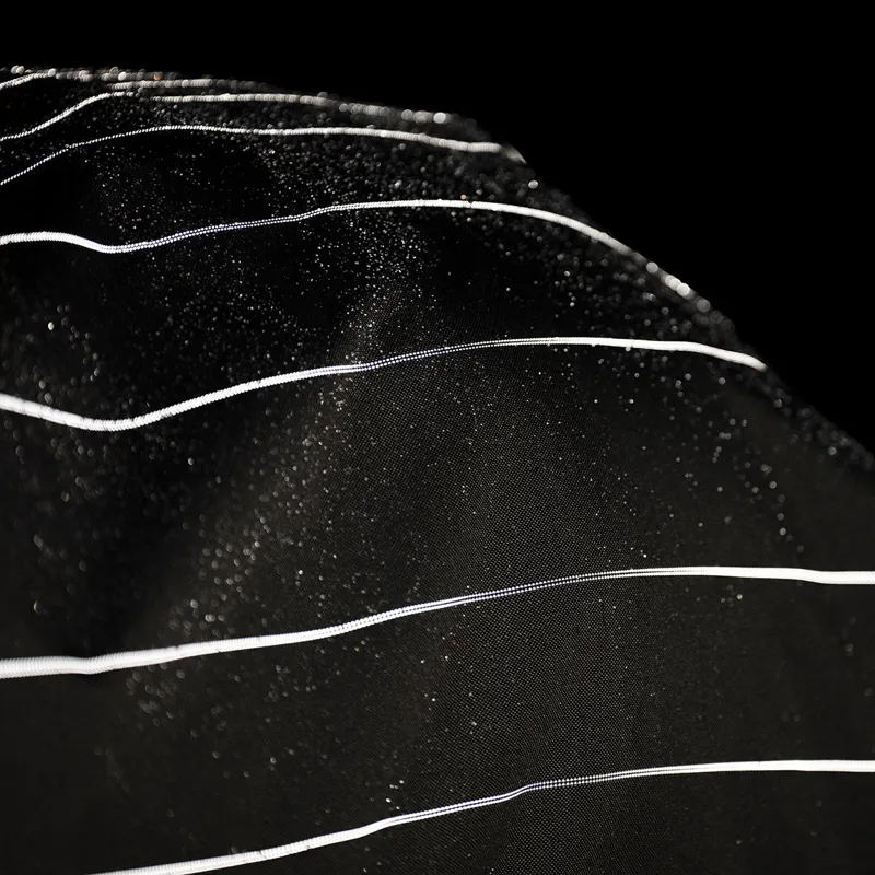 Amigo 1200D FieldSafe Reflectech Plus 0g Turnout Rug - Black/Reflective-11