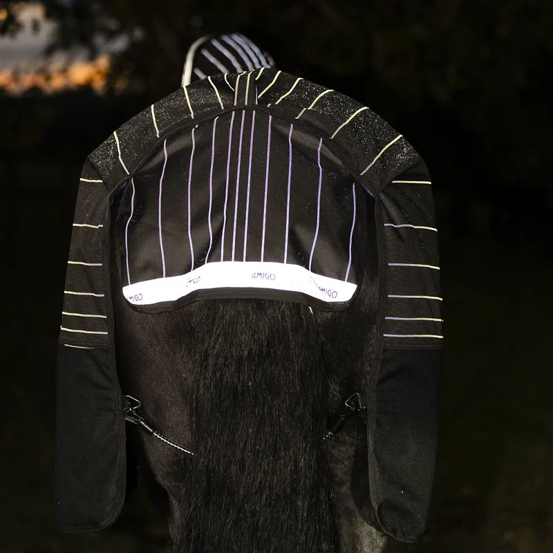 Amigo 1200D FieldSafe Reflectech Plus 100g Turnout Rug - Reflective-10