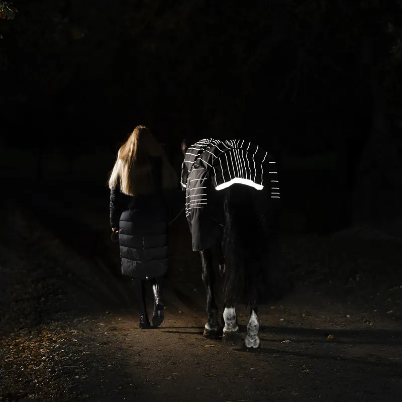 Amigo 1200D FieldSafe Reflectech Plus 100g Turnout Rug - Reflective-8