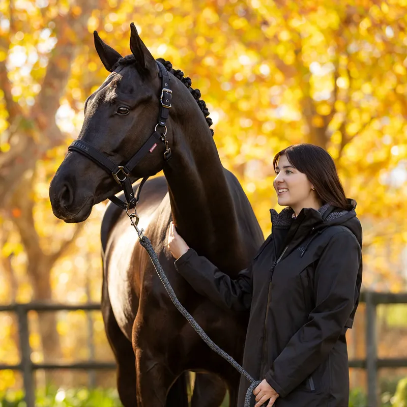 LeMieux Essence Softshell Headcollar - Black-2