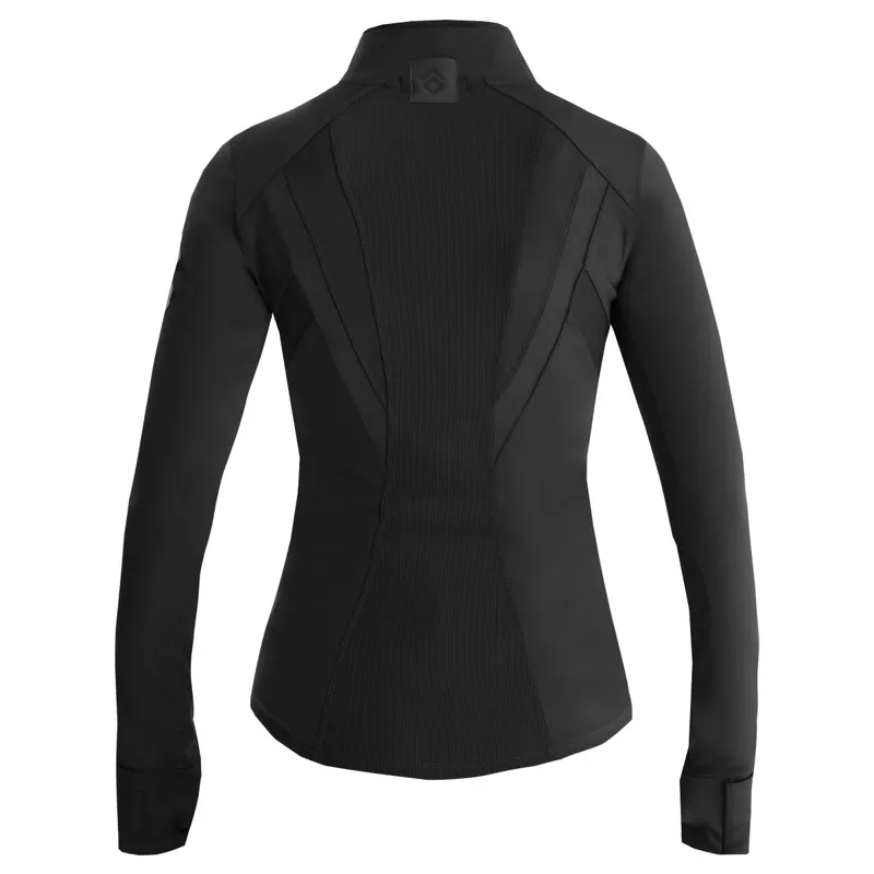 Aztec Diamond Fitted Ladies Jacket - Black-2