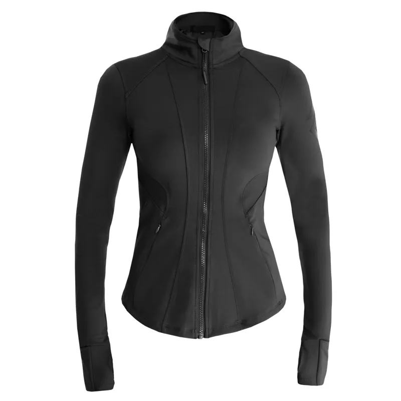 Aztec Diamond Fitted Ladies Jacket - Black-1